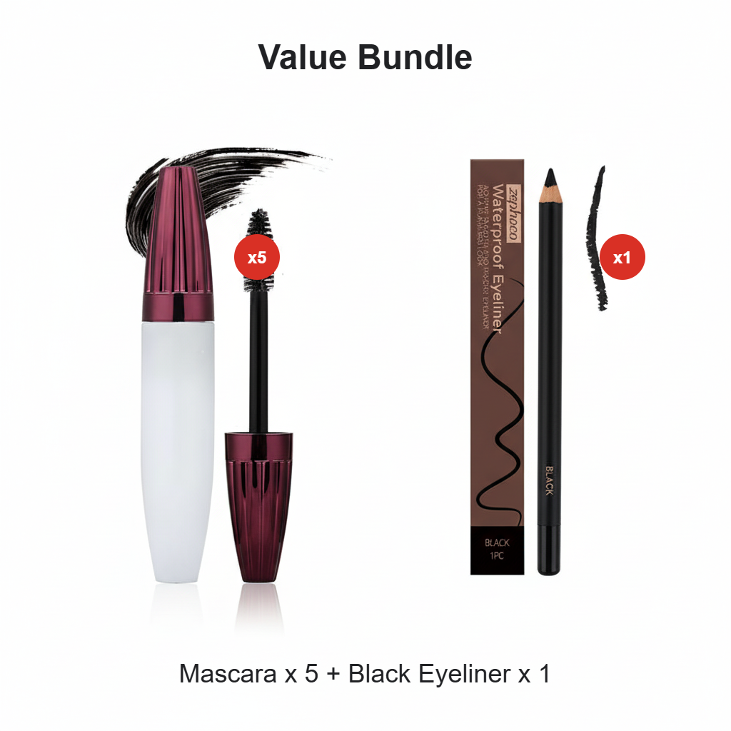 โจ BUY 1 GET 1 FREE! ๐๏ธ Mascara for Curl & Length Without Smudging โ Volumizing, Smudge-Proof & Waterproof ๐ซ