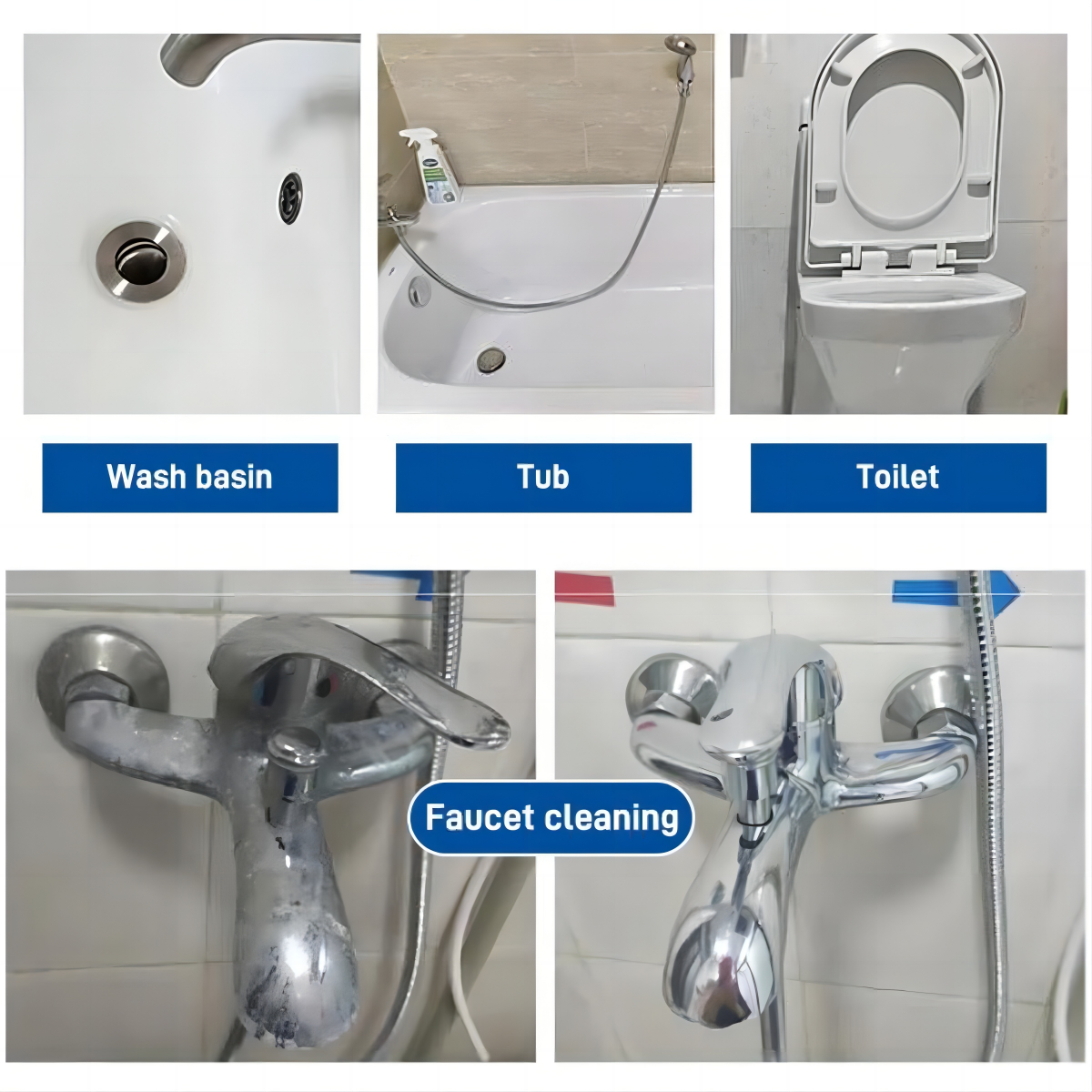 🔥Last Day Promotion 50% OFF 🏠Antibacterial Bathroom Cleaner Limescale Remover