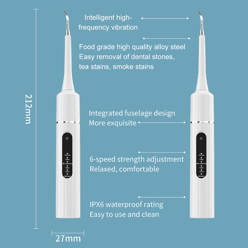 ⏳ 💥Hot Sale For 50% 0FF💥🦷✨Smile Brighter - Pro Ultrasonic Teeth Cleaner with Multi-Speed Control
