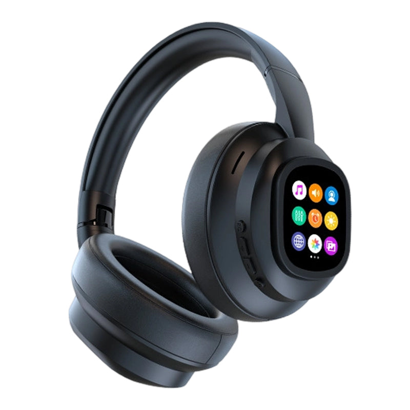 🎧 50% OFF NOW! ✨ AI Bluetooth Headphones - Smart LCD Display & Voice Assistant with Premium Sound Quality for Music & Calls 📱✨
