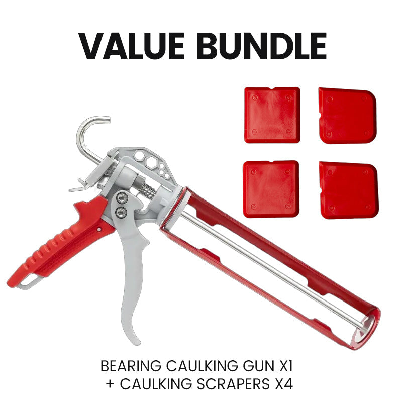 ⌛2026 Hot Sale 50% Off 🔥 Value Pack: Sealant Cartridge Gun with Rotating Cylinder + Sealant Scraper