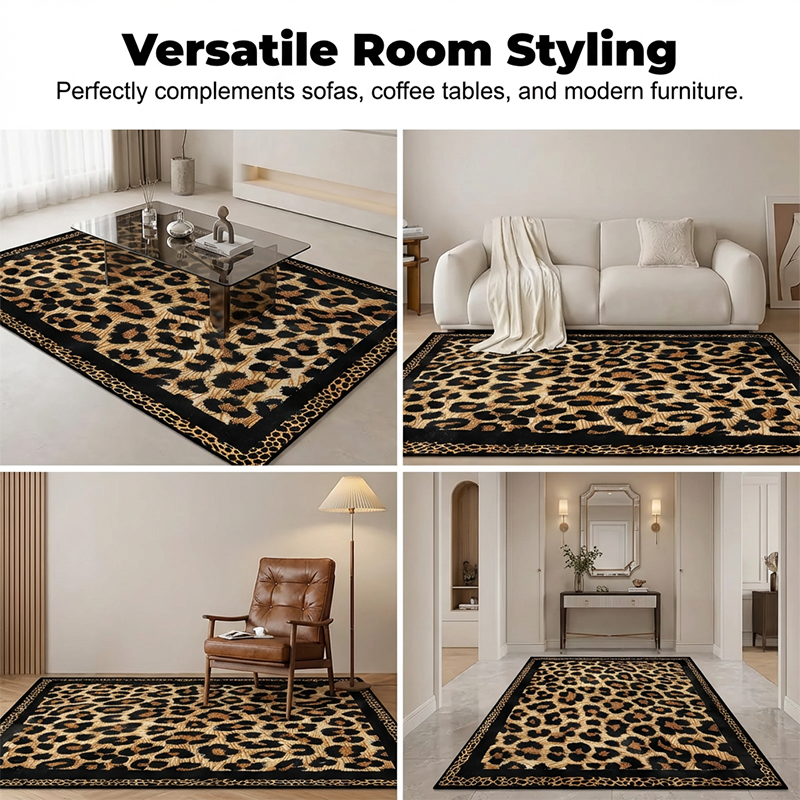 ๐ 50% OFF! ๐ Soft, Short-Pile Rug for Sofa and Coffee Table
