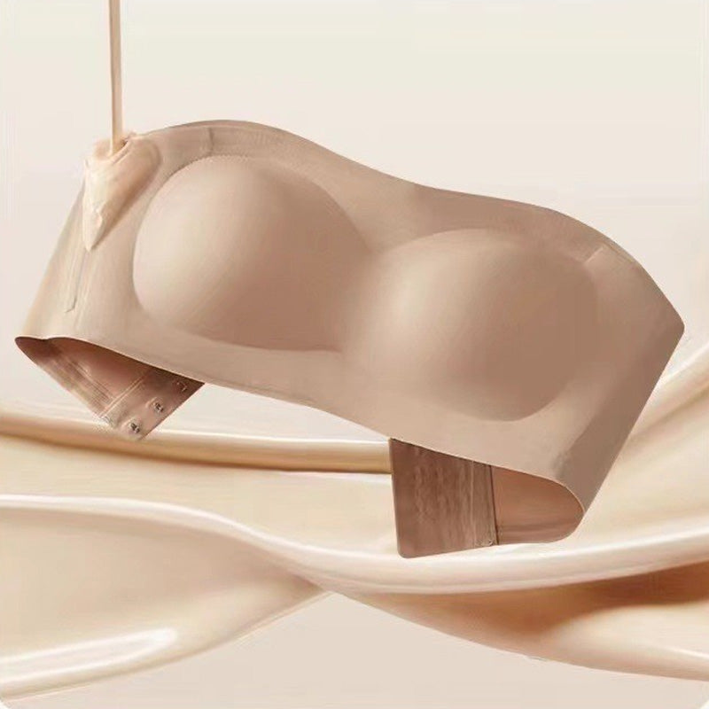 💥Limited Time Offer 50% OFF🥰💞Strapless Push-Up Bra – 360° Non-slip, Wireless & Breathable. 🛡️✨