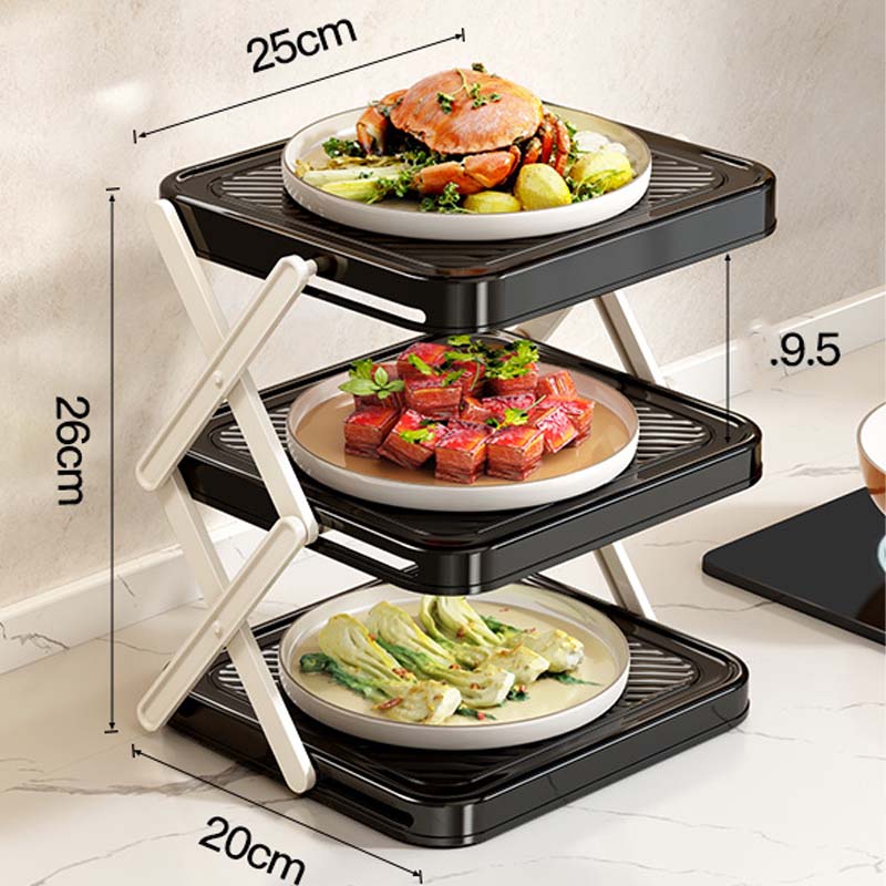 🔥2026 Hot sale 50% OFF🔥Multi-layer Dish & Prep Tray Storage Rack