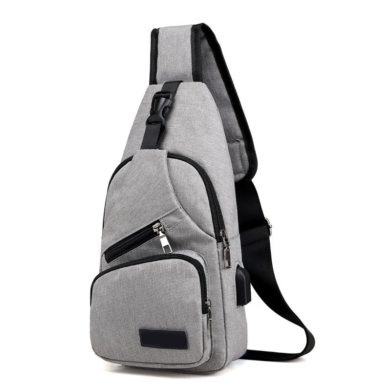 🎒 50% OFF NOW!⛰️ Outdoor Sport Sling Pack – Multifunctional, Durable & USB Port – Urban Commuter Essential 🚴♂️