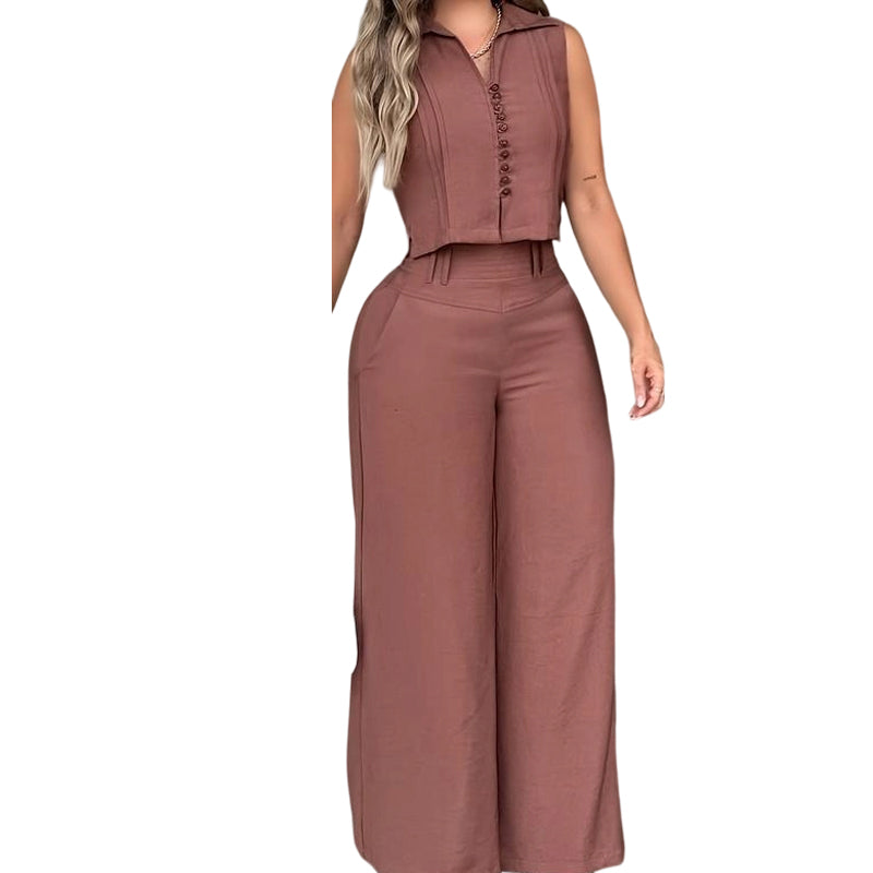 👗 2026 Sale — Over 41,000 Sold! 🌟Women's Sleeveless Top & Pants 2-Piece Set