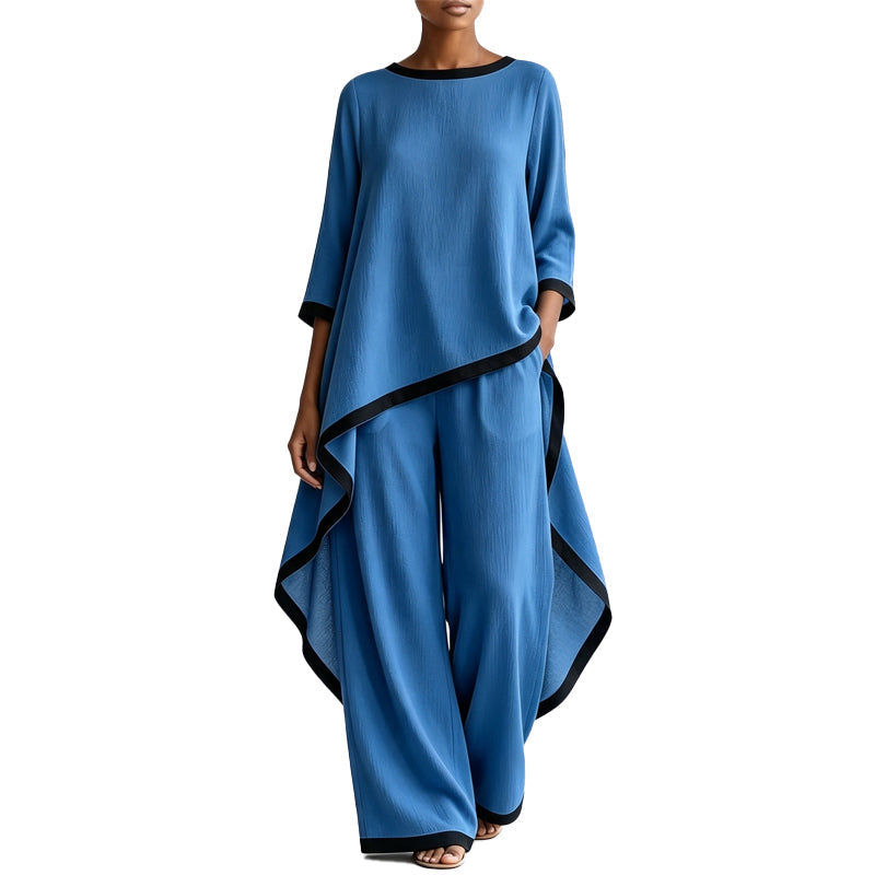 🔥New Arrivals & Special Offers-Women's Casual Tunic and Wide Leg Pants Set