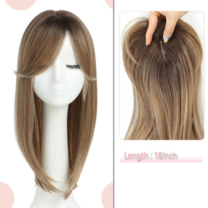 💇 ♀️Top Layered Hairpieces with Bangs for Women with Thinning Hair