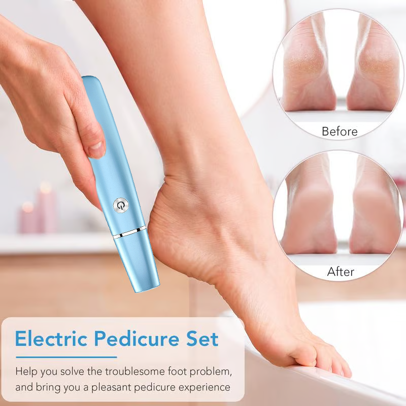 🔥 BUY 3 GET 1 FREE! ⚡ Electric Feet Callus Remover – 50K+ Sold! Gentle Exfoliation & Smooth Skin in Minutes ❤️👣📦