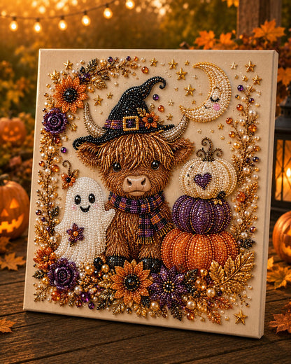 🔥 Last Day 50% OFF  👻✨ Halloween Pearl Art DIY Kit – Turn Tiny Pearls into Spooky-Cute Magic