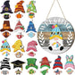 ⏰Interchangeable Welcome Sign with Highland Cow Featuring Seasonal Magnet, Detachable Hats, Accessories