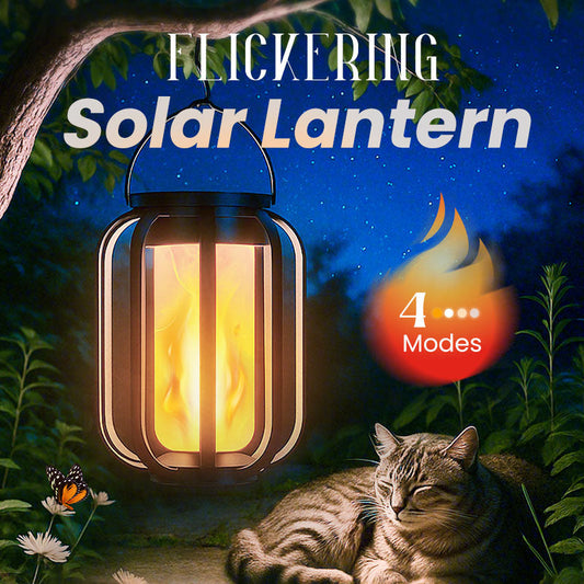 🔥Hot Sale 50% OFF🔥 Solar Lantern Outdoor Light with 4 Modes - USB Recharge Backup, Powerbank Function, Collapsible & Lightweight for Camping ⛺️