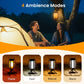 🔥Hot Sale 50% OFF🔥 Solar Lantern Outdoor Light with 4 Modes - USB Recharge Backup, Powerbank Function, Collapsible & Lightweight for Camping ⛺️