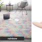 ⏳Limited-time 60% off⏰Plush Floor Mat with Gradient Color - High-Density Faux Fur & Non-Slip: Perfect for Living Room/Bedroom (Safe for Kids!)