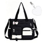 ✨Large Capacity Multi-Pocket Canvas Tote Bag✨𝘉𝘶𝘺 2 𝘢𝘯𝘥 𝘨𝘦𝘵 𝘢𝘯 𝘦𝘹𝘵𝘳𝘢 8% 𝘥𝘪𝘴𝘤𝘰𝘶𝘯𝘵