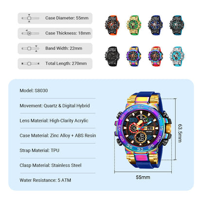 ⌚ Hot Sale✨ MULTIFUNCTION LED WATCH - Waterproof & Digital Display, 7 Sports Modes with Sleep Monitor, Perfect for Outdoor and Daily Use 🌟🔋
