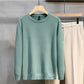 🔥2025 Hot Sale 50% Off🔥Plain knitted basic crew neck shirt for men