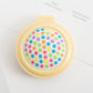 Portable Folding Hair Brush with Mirror