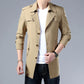 Mid-length Business Style Trench Coat