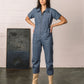 Cropped Utility Jumpsuit