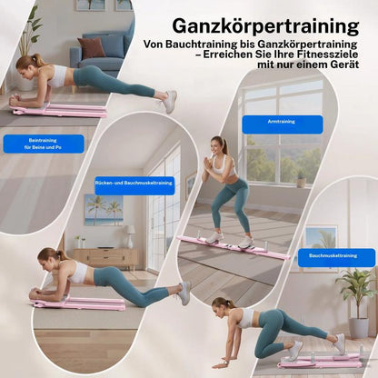 📢📢Big Sale Now On!⏰ Pilates reformer with timer and resistance bands ✨💪 Foldable multifunctional trainer for abs, back, shoulders and legs – effective, compact and durable home workout