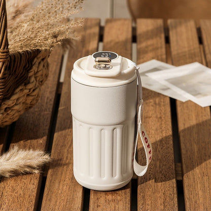 Gift Idea🔥🔥Led Temperature Display Coffee Mug Stainless Steel Thermos😊