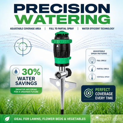 🎁 Hot Sale 50% OFF 🔥Stainless Steel Rotary Irrigation Tripod Telescopic Support Sprinkler
