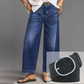 👖50% OFF NOW! ✨ Women's Casual High-Rise Wide-Leg Jeans – Tummy Control, Elongated Silhouette & All-Day Comfort 💙