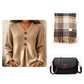 ☁️ Cozy Everyday Comfort | Women's V-Neck Knit Sweater