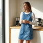 Women's Casual Denim Pinafore Dress