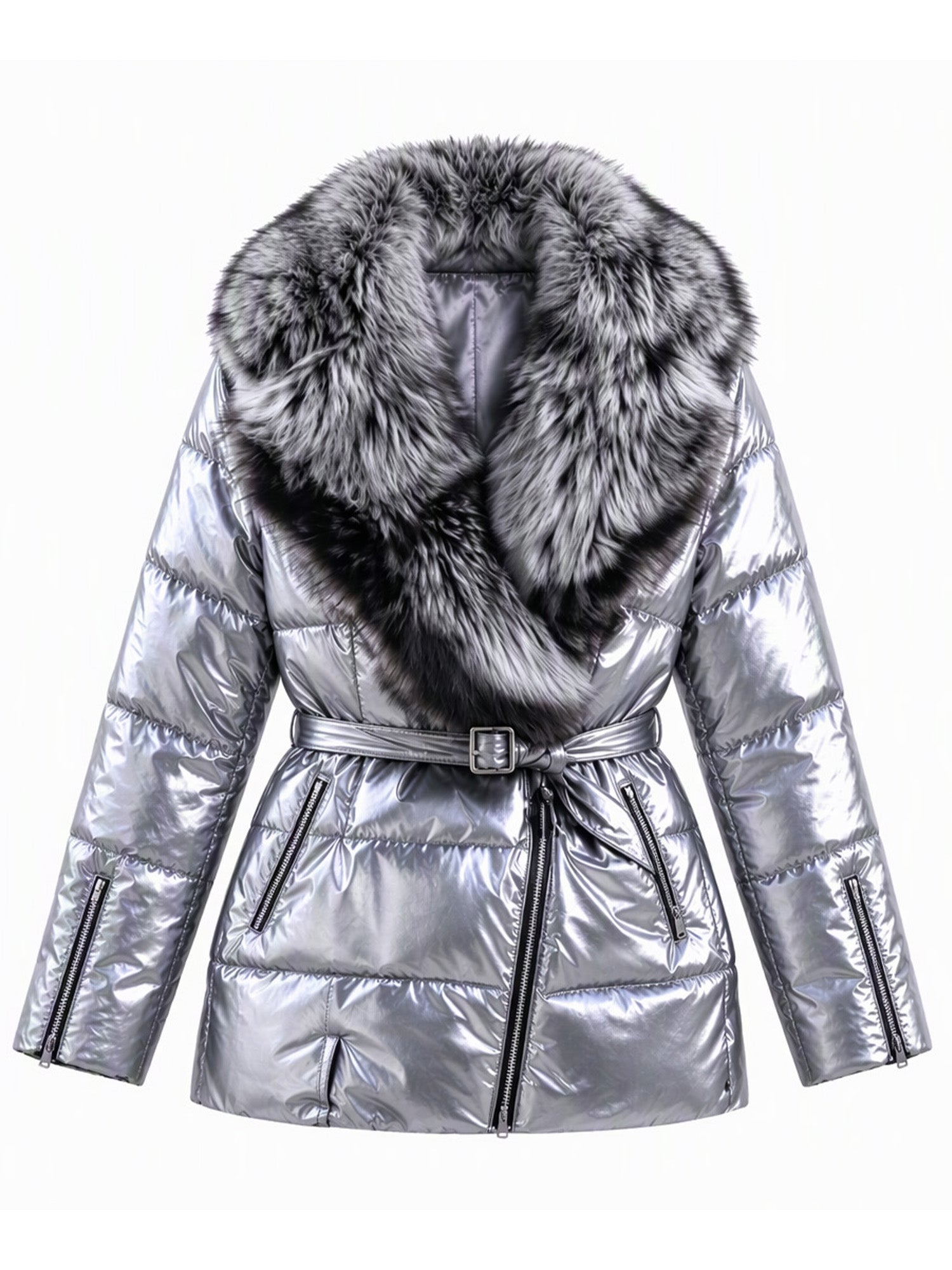 🖤Black Friday Sale:50% OFF🖤❄️Women's Padded Jacket with Faux Fur Collar