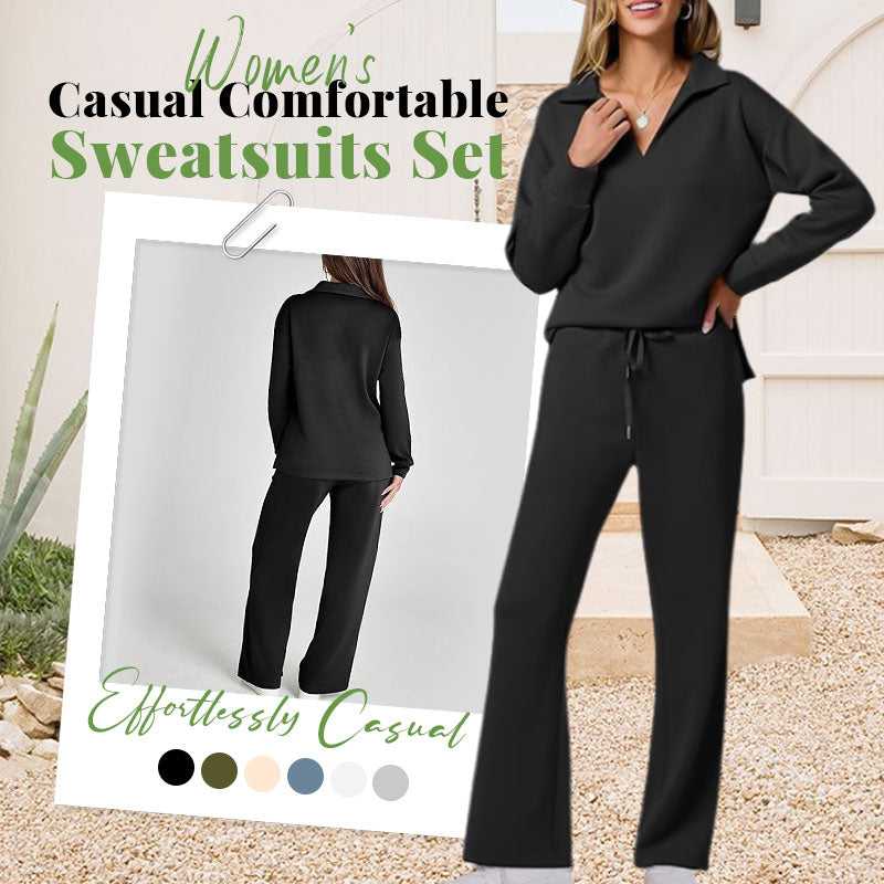📢📢60%  OFF !! ⏰Women's 2 Piece Sets Outfits Casual Long Sleeve Sweatsuits Sets