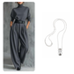 ✨ Effortless Elegance | Women's Turtleneck Top & High-Waist Pants 2-Piece Set