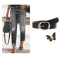👖 Vintage Edge, Effortless Style | Women's Distressed Ripped Jeans