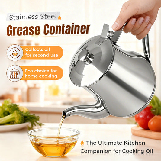 🔥Limited-Time Promotion 50% OFF🔥Stainless Steel Oil Filter Pot