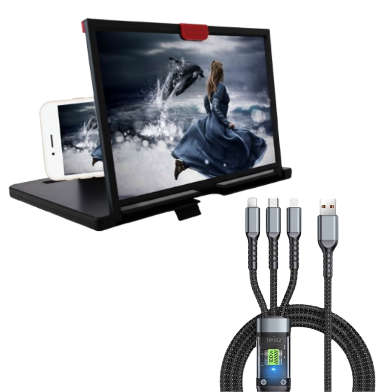 🥳2026 HOT SALE🥳💞50K+ SOLD!💥👓❤️ Ease Eye Strain, Make Screen “Bigger” | HD Phone Magnifier for Easier Viewing🎬✨