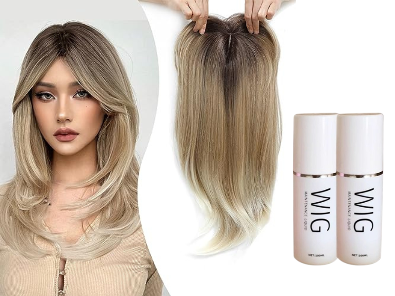 💇 ♀️Top Layered Hairpieces with Bangs for Women with Thinning Hair