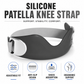 ⏳Time-Limited Special Silicone ⏰Patella Knee Strap for Pain Relief – Shock Absorption & Ergonomic – Adjustable & Anti-Slip 🏃‍♂️