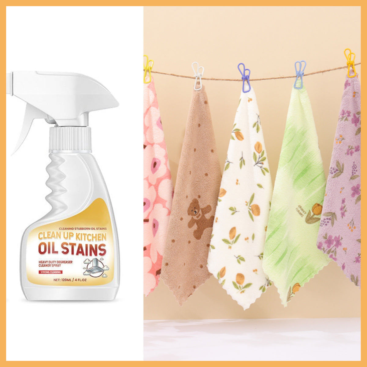🔥Buy 2, get 1 free! Powerful Degreasing Kitchen Cleaner – Non-Toxic, Fast-Acting & Multifunctional 🧼✨