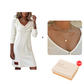 📢 Limited Time 50% OFF👗Women's Long Sleeve Cowl-Neck Knit Dress-Soft Fabric & Flattering Silhouette✅ | Cozy Elegance & Versatile Winter Style✨