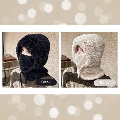 🔥HOT SALE 50% OFF🔥Women's Winter One-Piece Knitted Beanie Scarf Mask 3-in-1