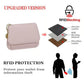 💕RFID Blocking Short Wallet for Women, Mini Card Holder Purse with Key Ring, Coin Pocket & ID Window👛