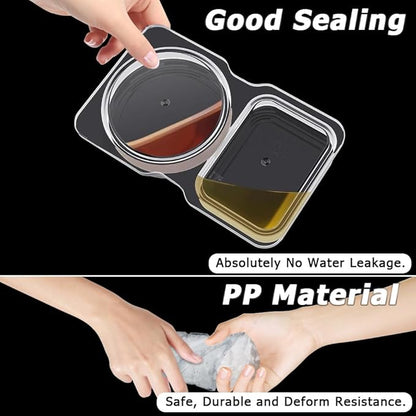 🔥HOT SALE 50% OFF🔥Double Compartment Snack Containers With Lids