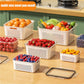 🍓✨ 3-PC Fruit Container Set – Removable Colander, Leak-Proof & Stackable 🧊