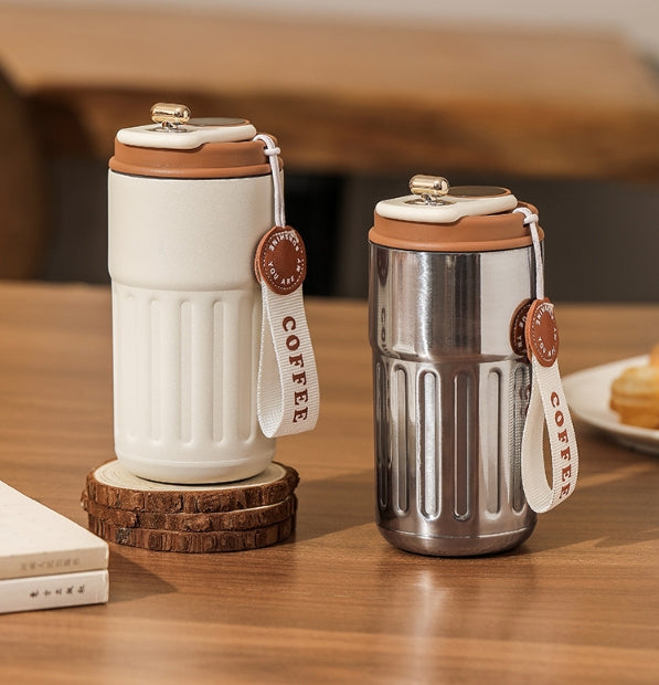 Gift Idea🔥🔥Led Temperature Display Coffee Mug Stainless Steel Thermos😊
