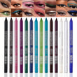 ✏️ 50% OFF NOW! 🌈 14-Pack Waterproof Colored Gel Eyeliner Pencil – Metallic & Shimmer Finishes, Smudge-Proof ✨