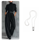 ✨ Effortless Elegance | Women's Turtleneck Top & High-Waist Pants 2-Piece Set
