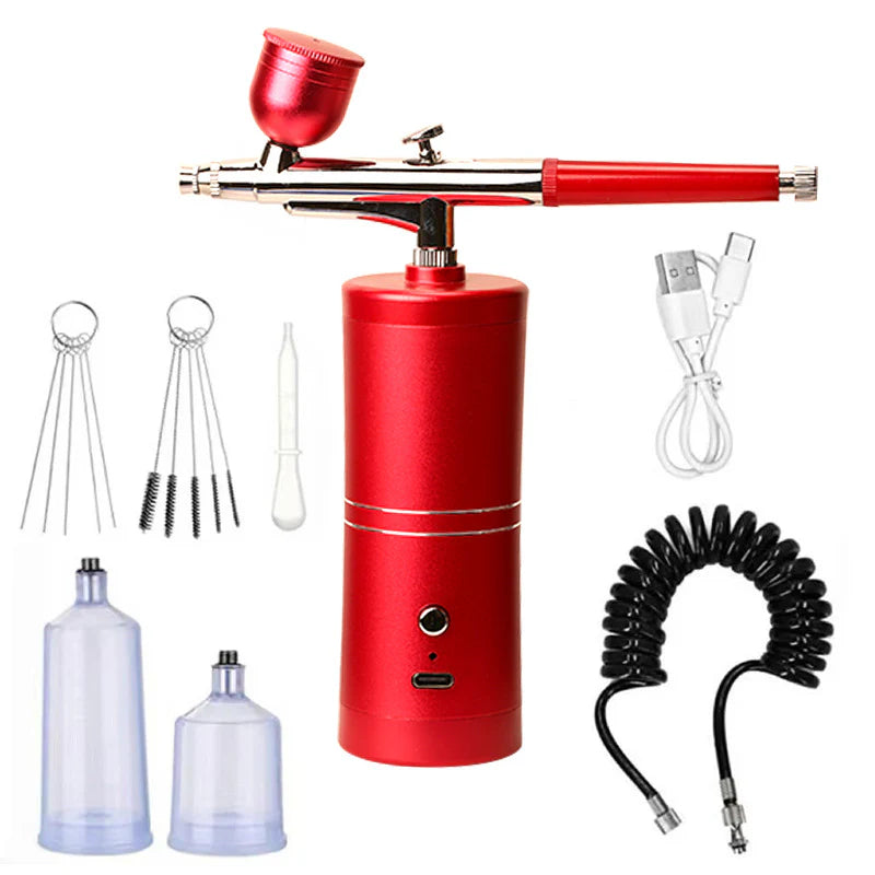 🎉New Year's Gift 50% OFF!🎨Wireless Portable Airbrush Set with Compressor - Precision Painting Anywhere, Anytime!