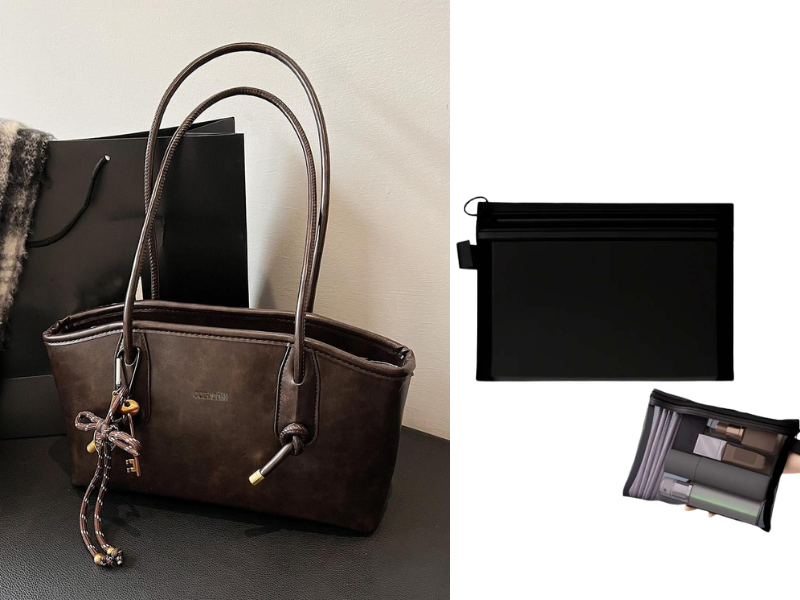 👝Women's Elegant Solid Color Large Capacity Shoulder Bag | Trendy Versatile Tote for Daily Commute & Casual Use