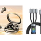 🥳2026 HOT SALE🥳💞50K+ SOLD!🎧 🔋All-Day Comfort, True Wireless Freedom. Dual Earbuds with LED Case – Grab & Go. 🚀📞